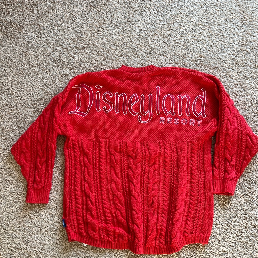 Disneyland Red Knit Sweater Spirit Jersey